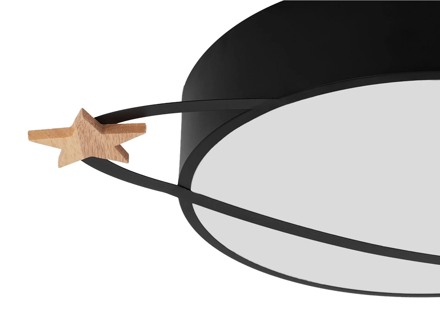 Lampe Toolight App864-C Moon 40Cm Black