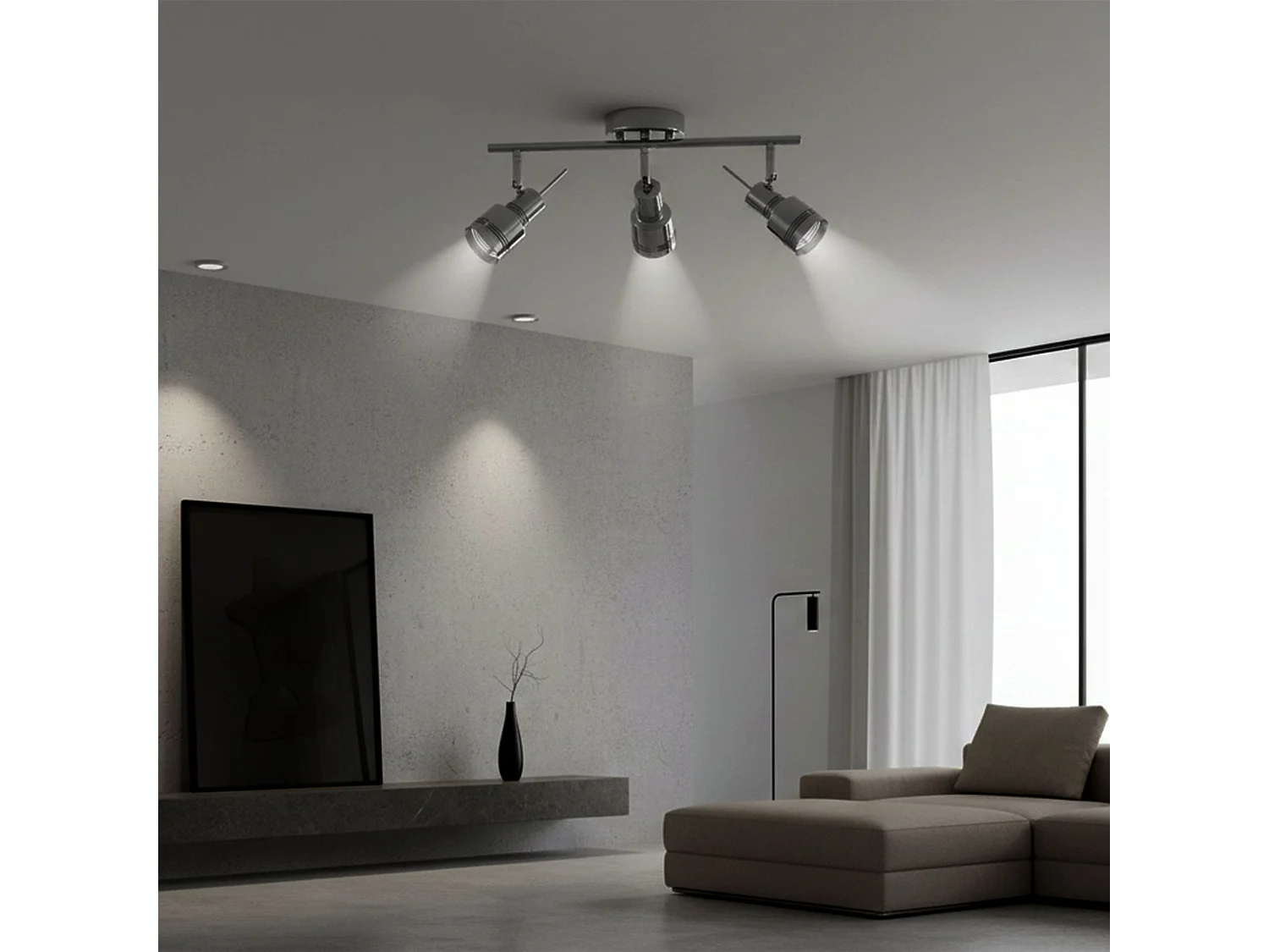 Lampe Toolight App747 Grey