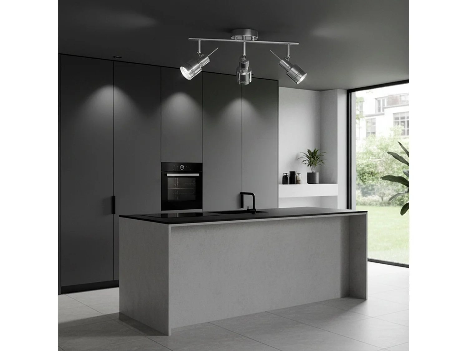 Lampe Toolight App747 Grey