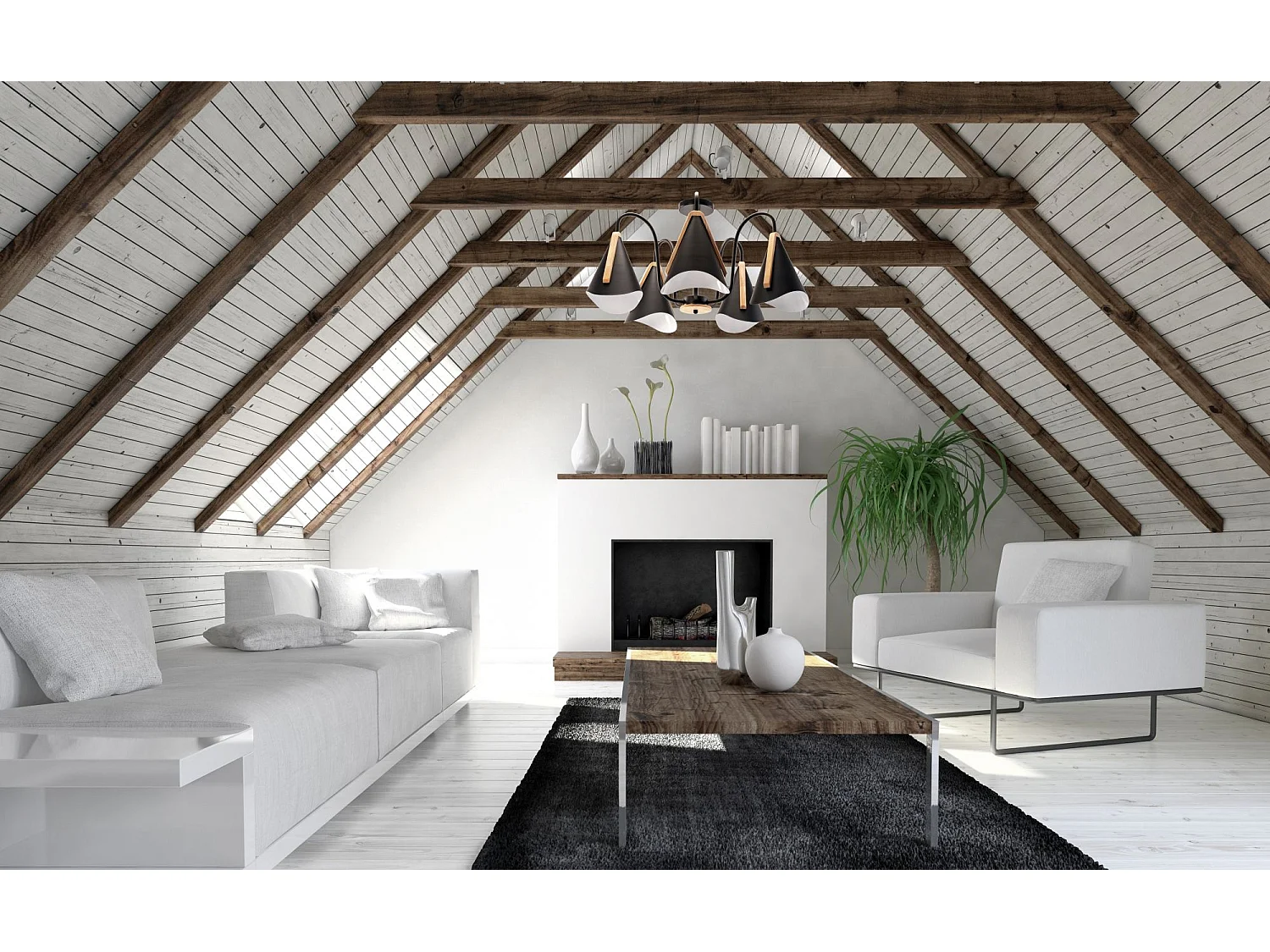 Lampe Toolight App607-5C Black