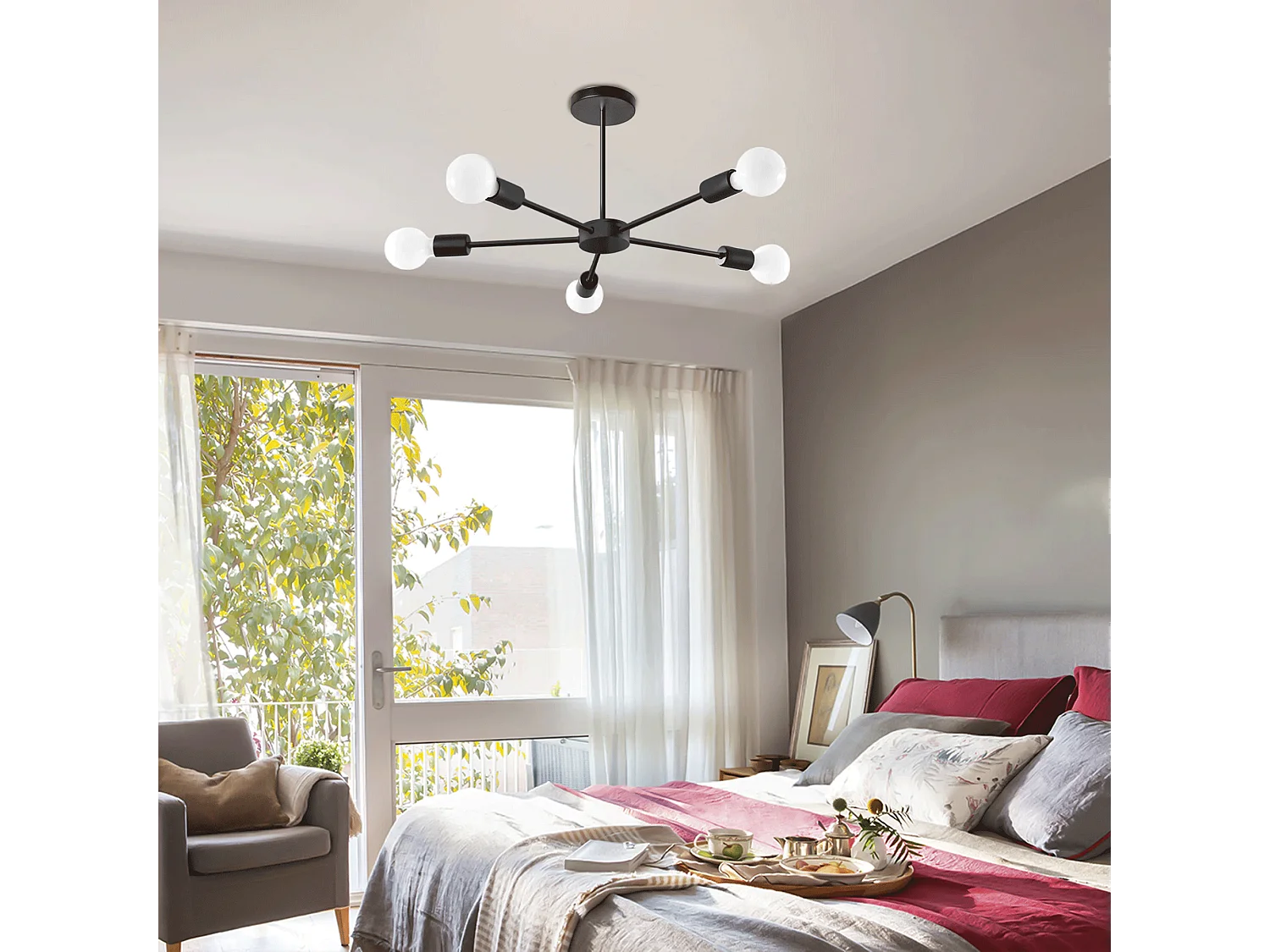 Lampe Toolight App1024-5Cp Black