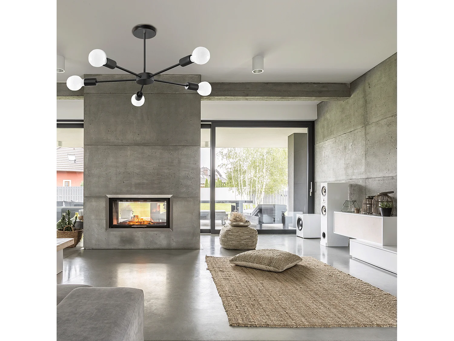 Lampe Toolight App1024-5Cp Black