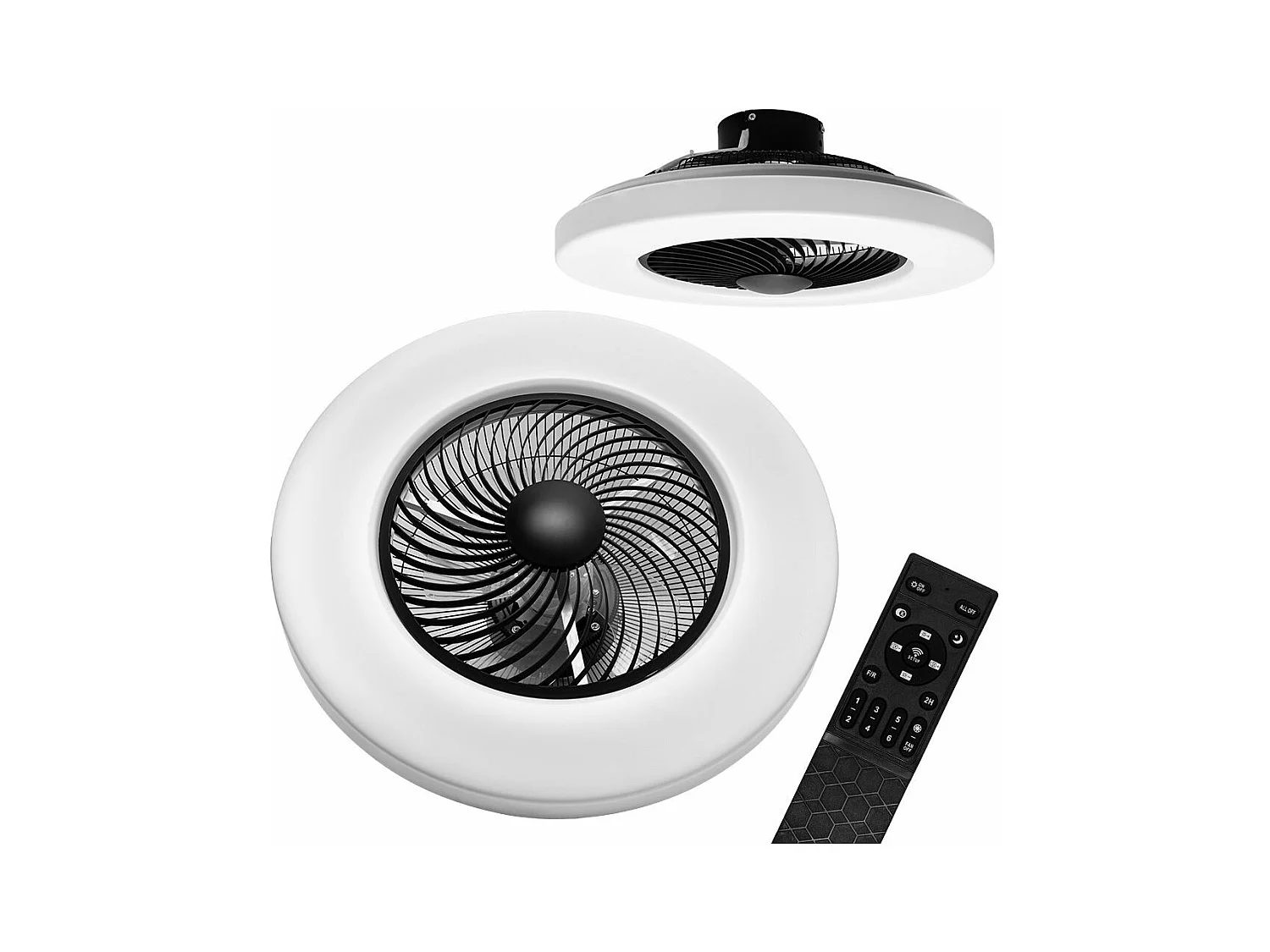 Lampada Da Soffitto Toolight App1552-C Black