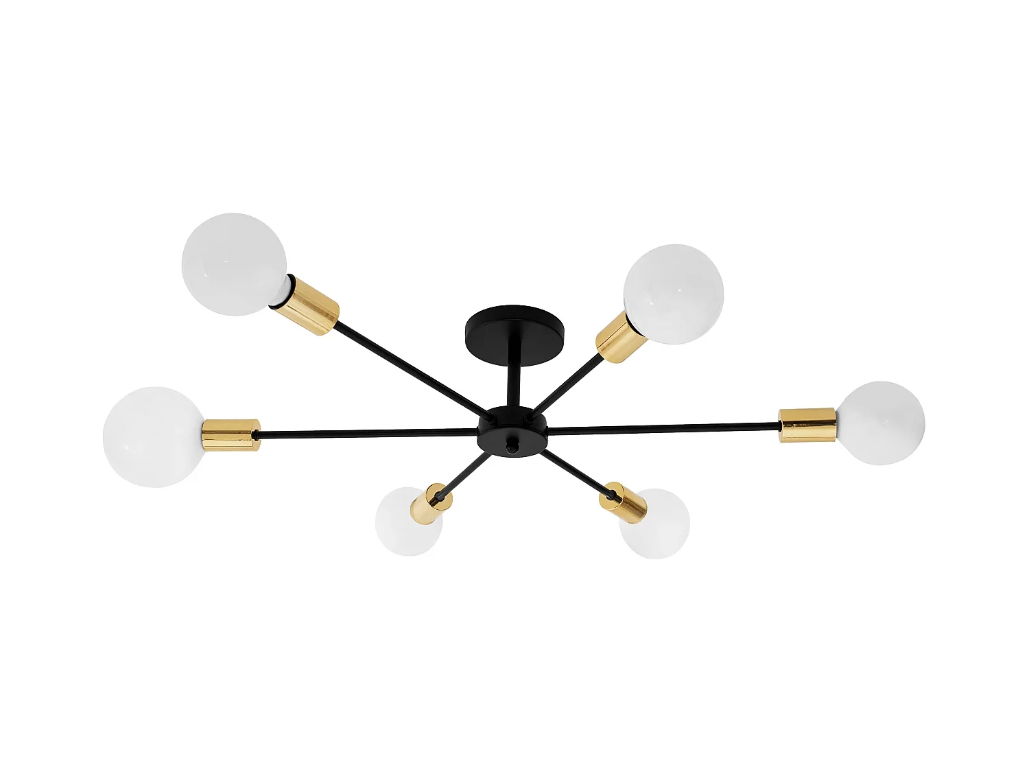 Lampe Toolight App501-6C Black Gold