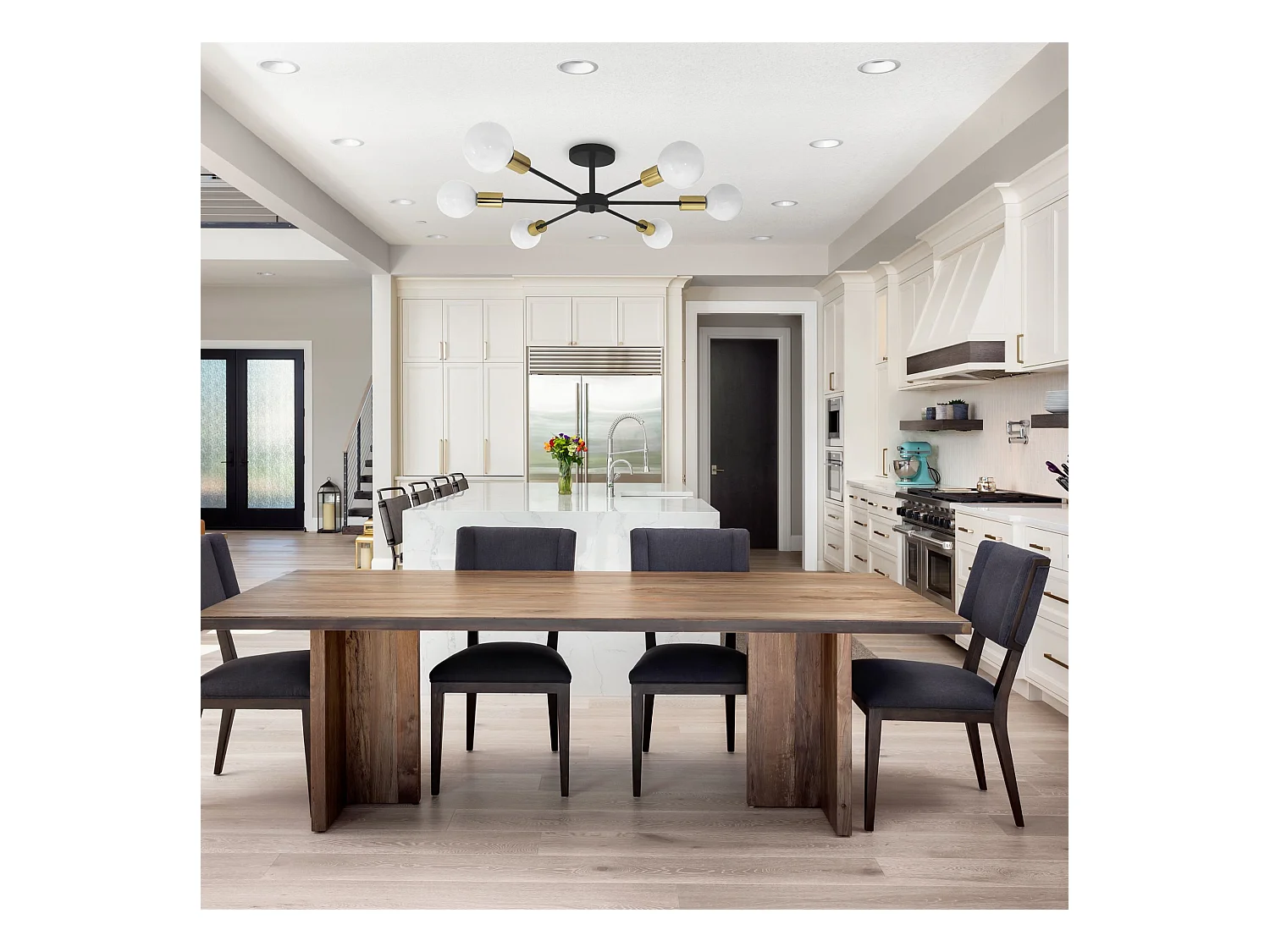 Lampe Toolight App501-6C Black Gold