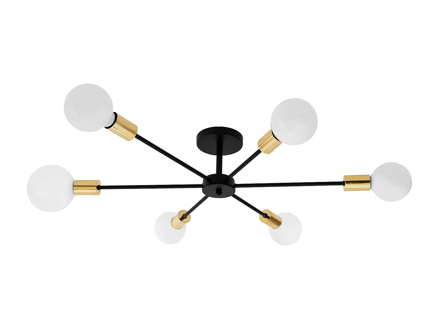 Lampe Toolight App501-6C Black Gold