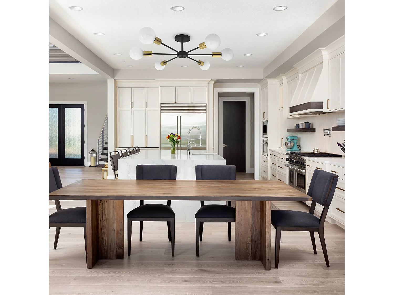 Lampe Toolight App501-6C Black Gold