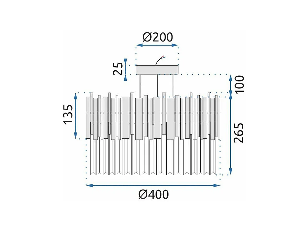 Lampe Toolight App1480-1C Chrome