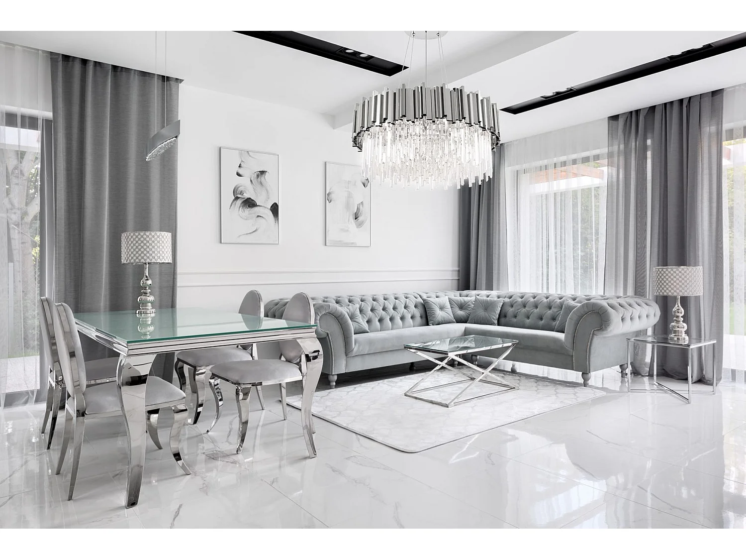 Lampe Toolight App1480-1C Chrome