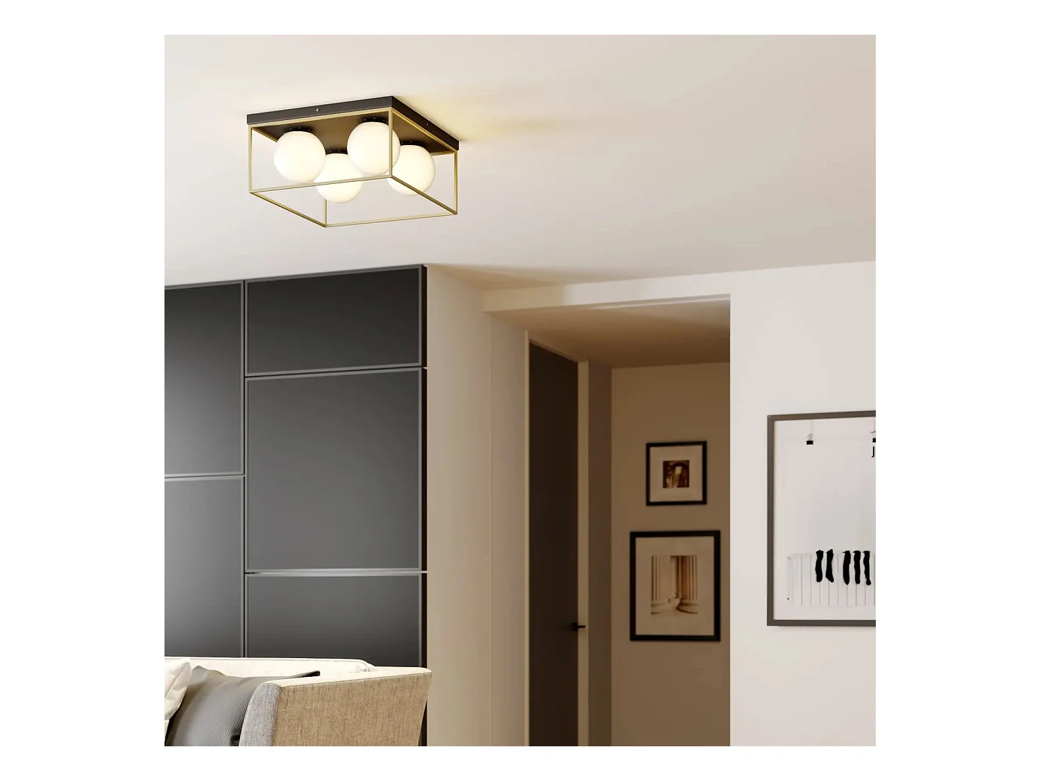 Lampada Da Soffitto Toolight App1168-4C Gold
