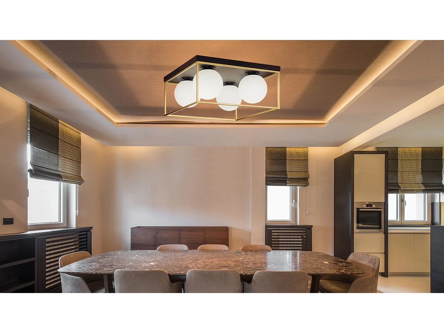 Lampe Toolight App1168-4C Gold