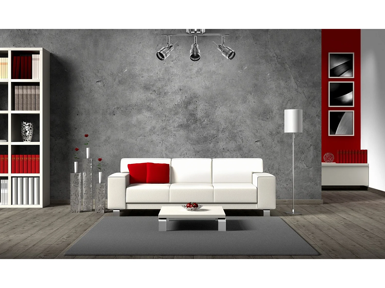 Lâmpada De Teto Toolight App746 Grey