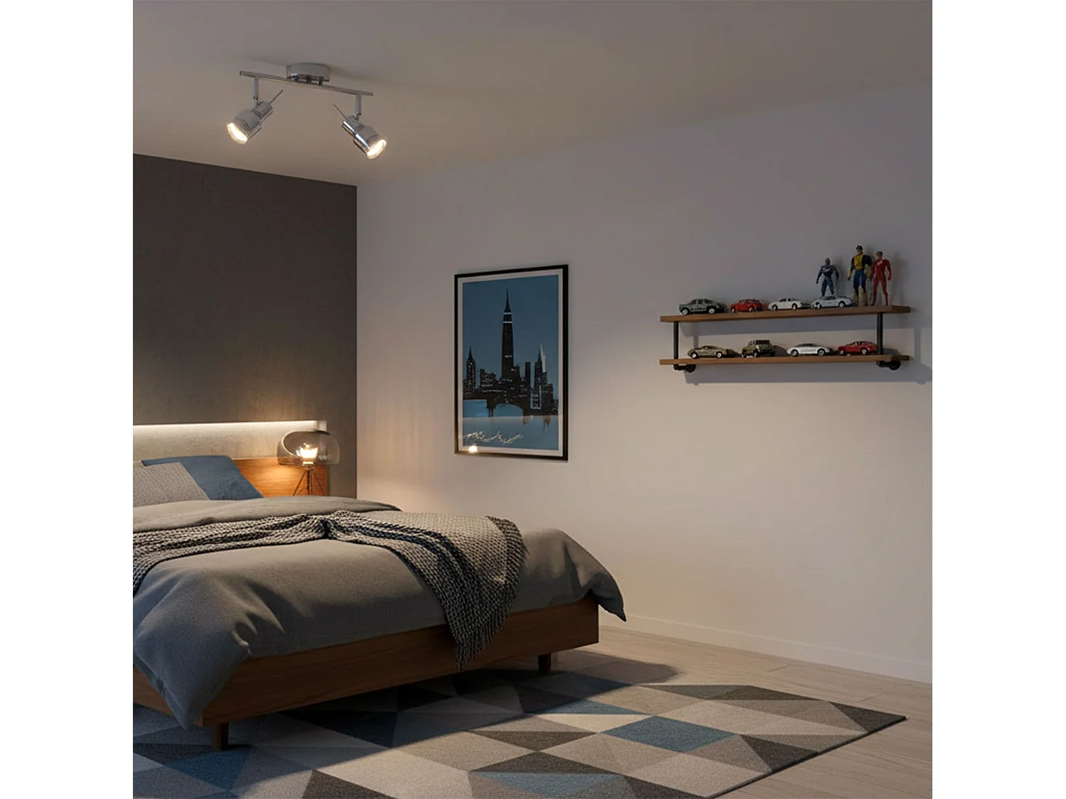 Deckenleuchte Toolight App746 Grey