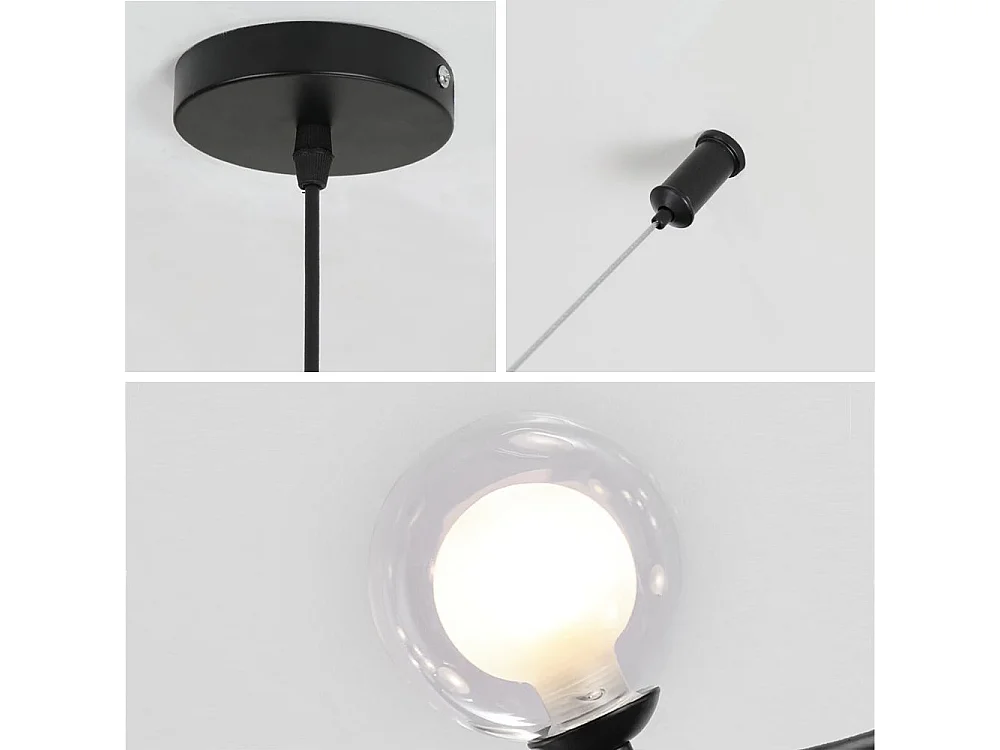 Lampe Toolight App754-8Cp Black