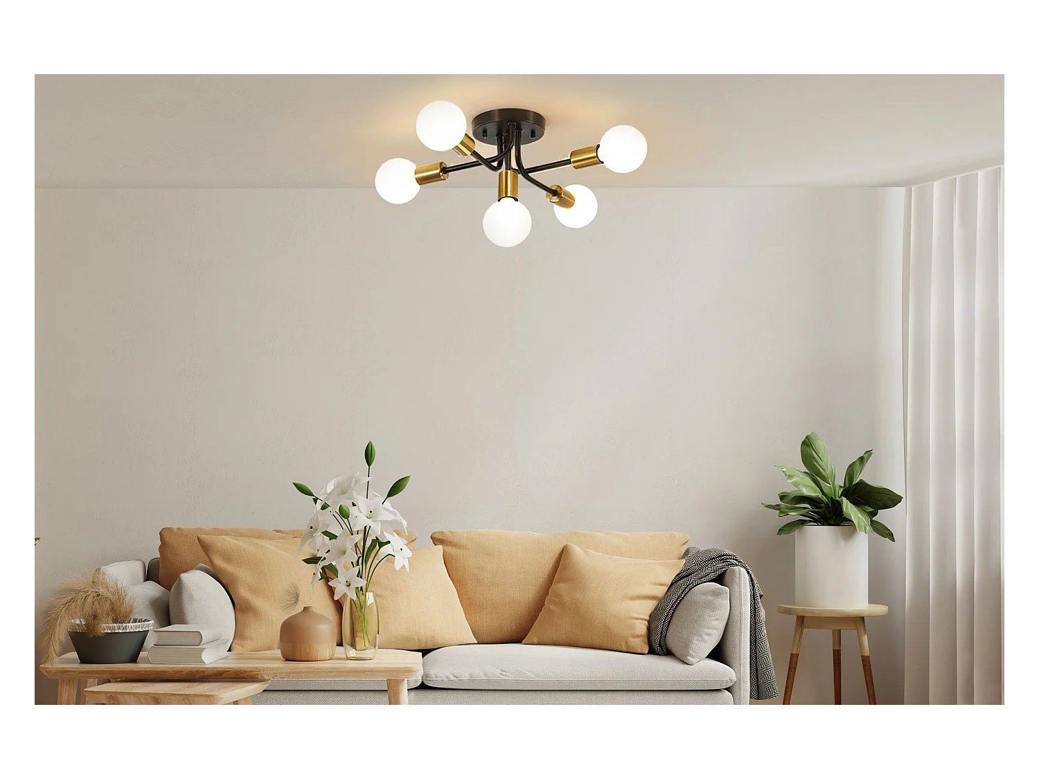 Lampe Toolight App1118-5C Black