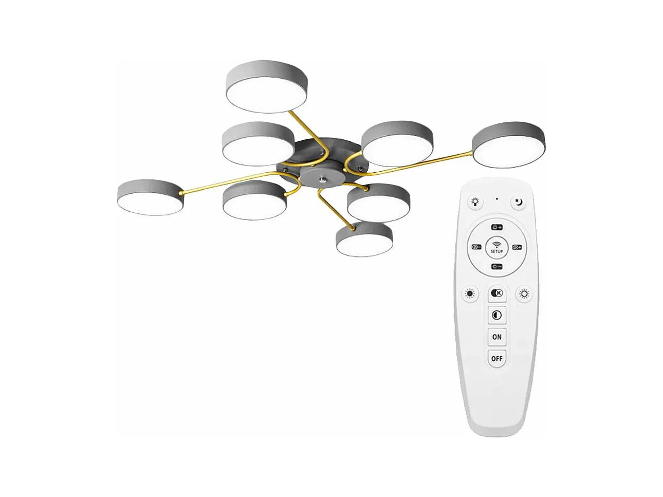 Lampe Toolight App532-8C Grey