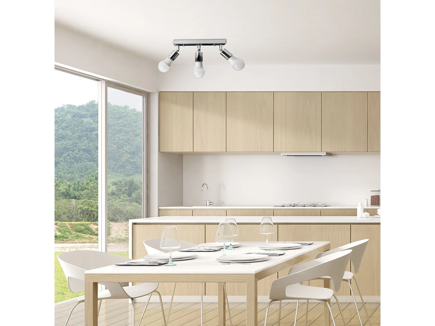 Lampe Toolight App700-3C Line Chrome