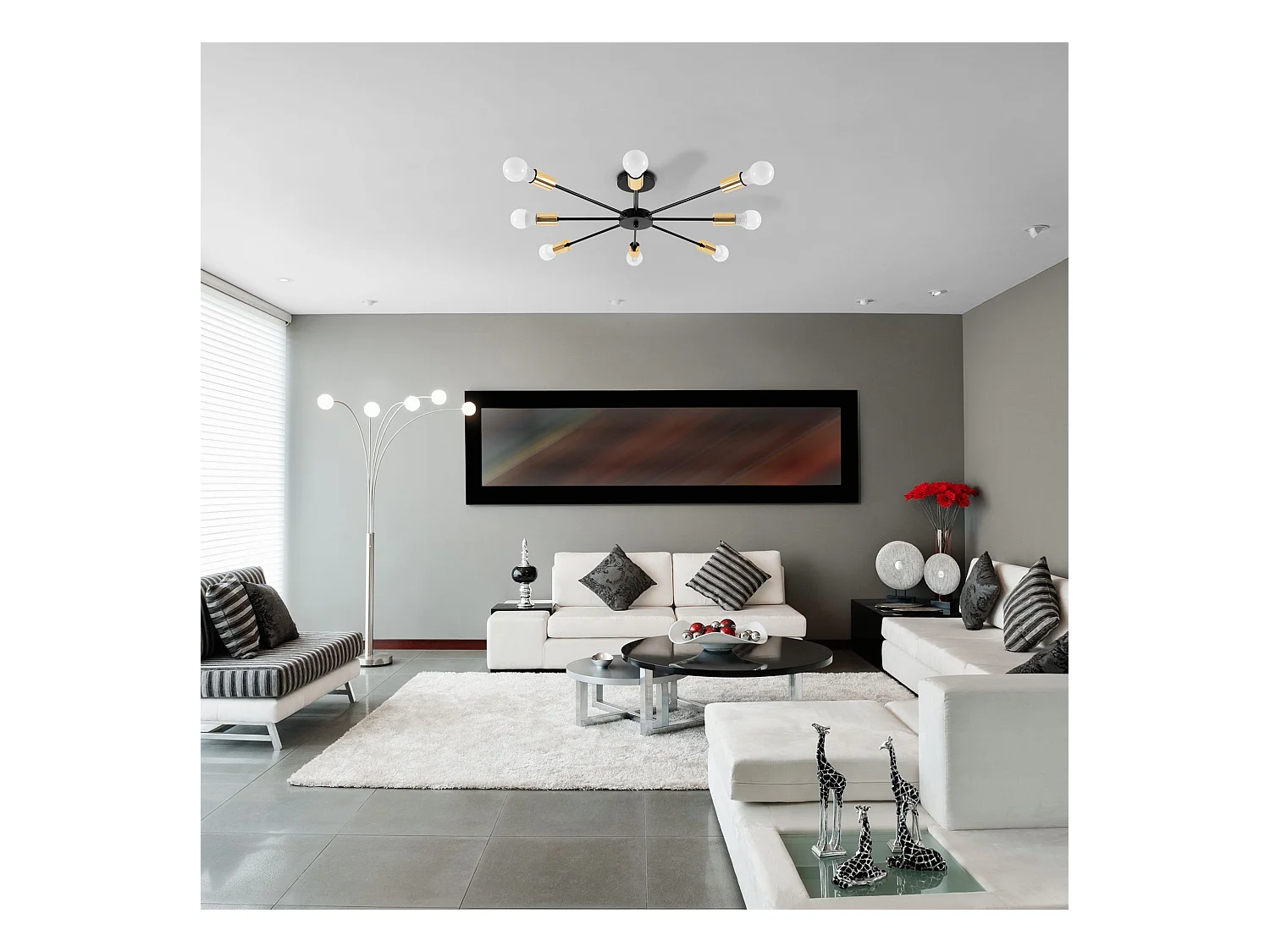 Lampe Toolight App502-8C Black