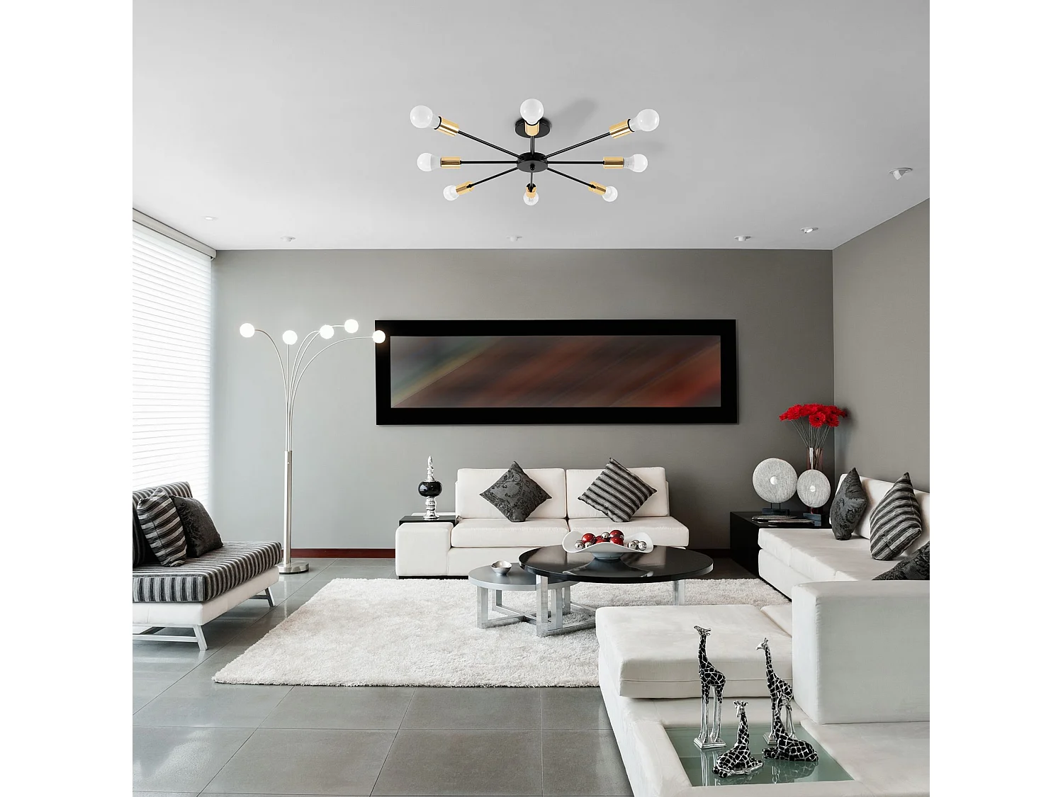 Lampe Toolight App502-8C Black