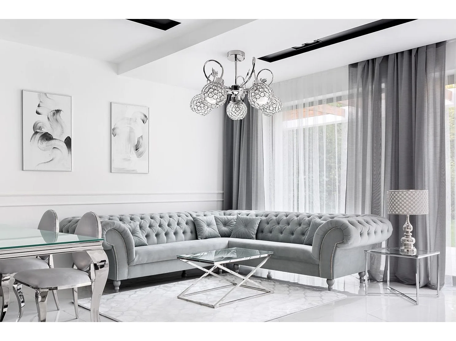 Lampe Toolight App636-5C Grey