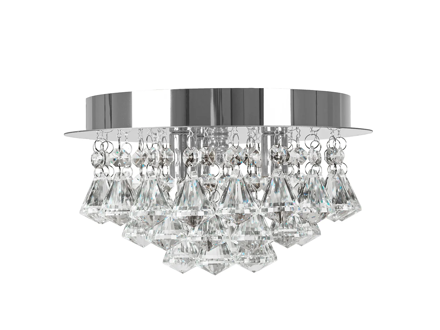 Toolight APP1039-C loftlampe krom 25X25X14,5CM