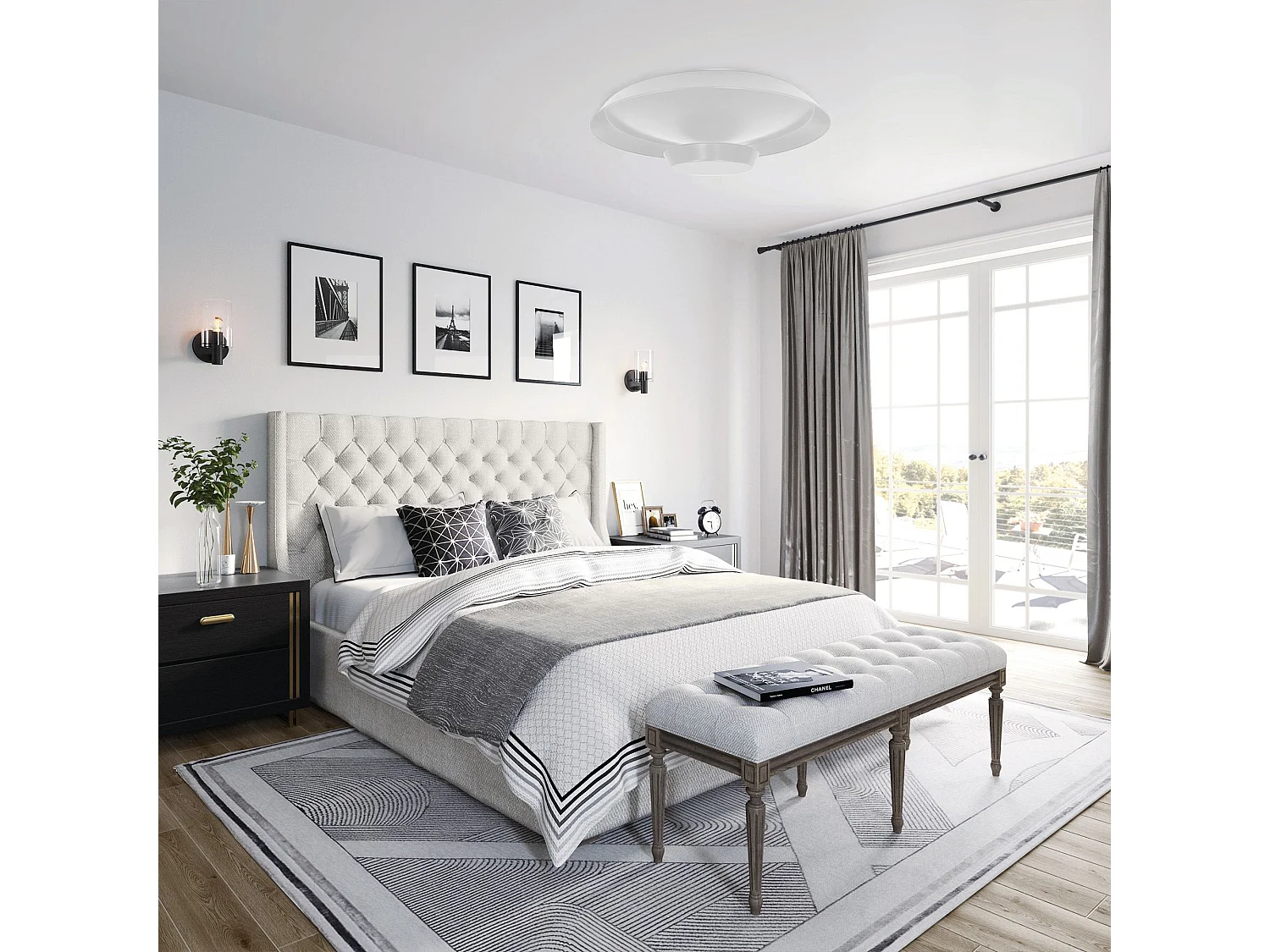 Deckenleuchte Toolight Led App1459 40Cm White