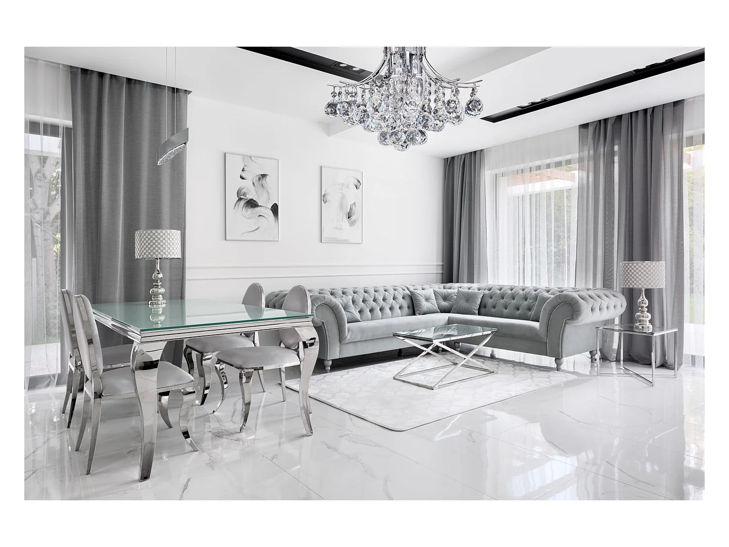 Plafonnière Toolight App784-3C Grey