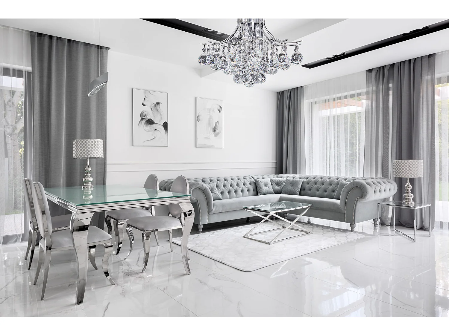 Plafonnière Toolight App784-3C Grey