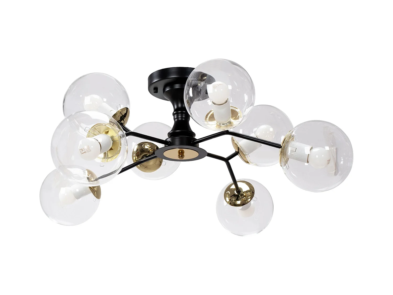 Lampe Toolight App1135-8C Black Gold