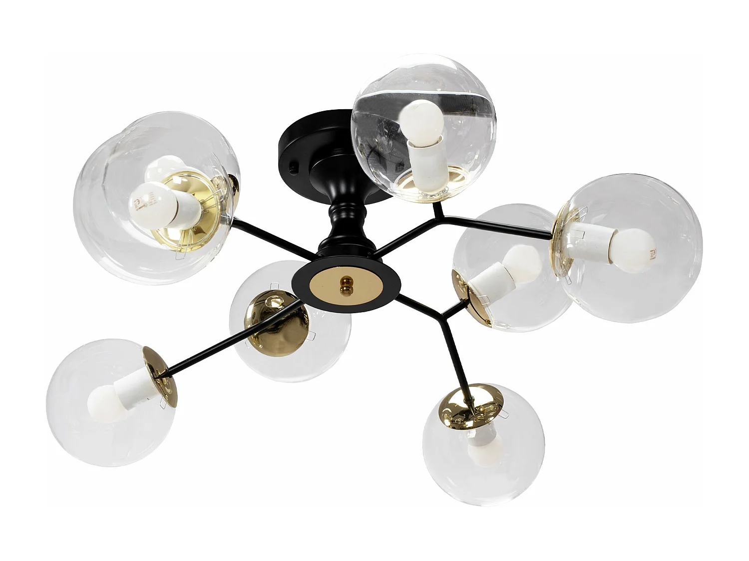 Lampe Toolight App1135-8C Black Gold