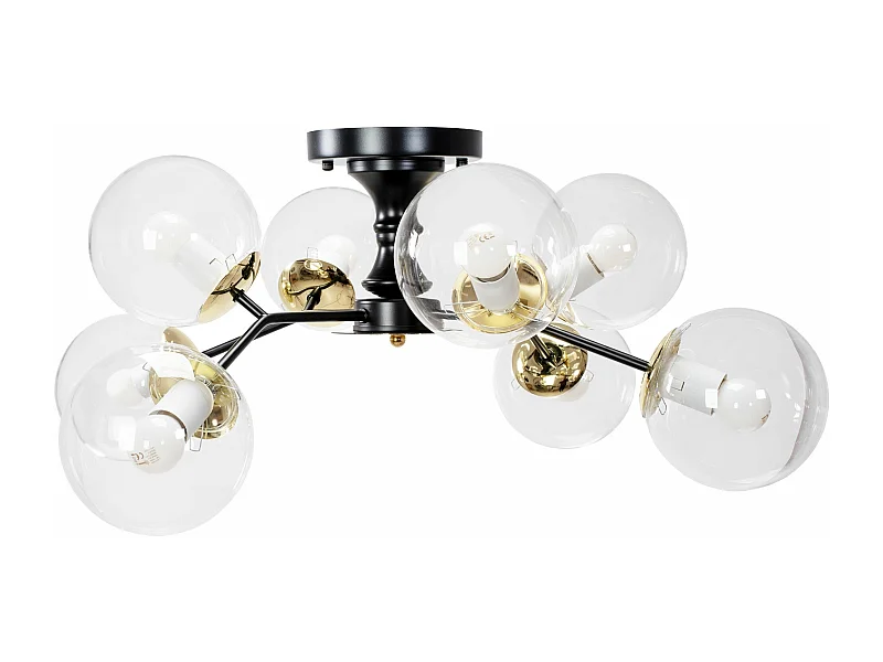 Plafonnière Toolight App1135-8C Black Gold