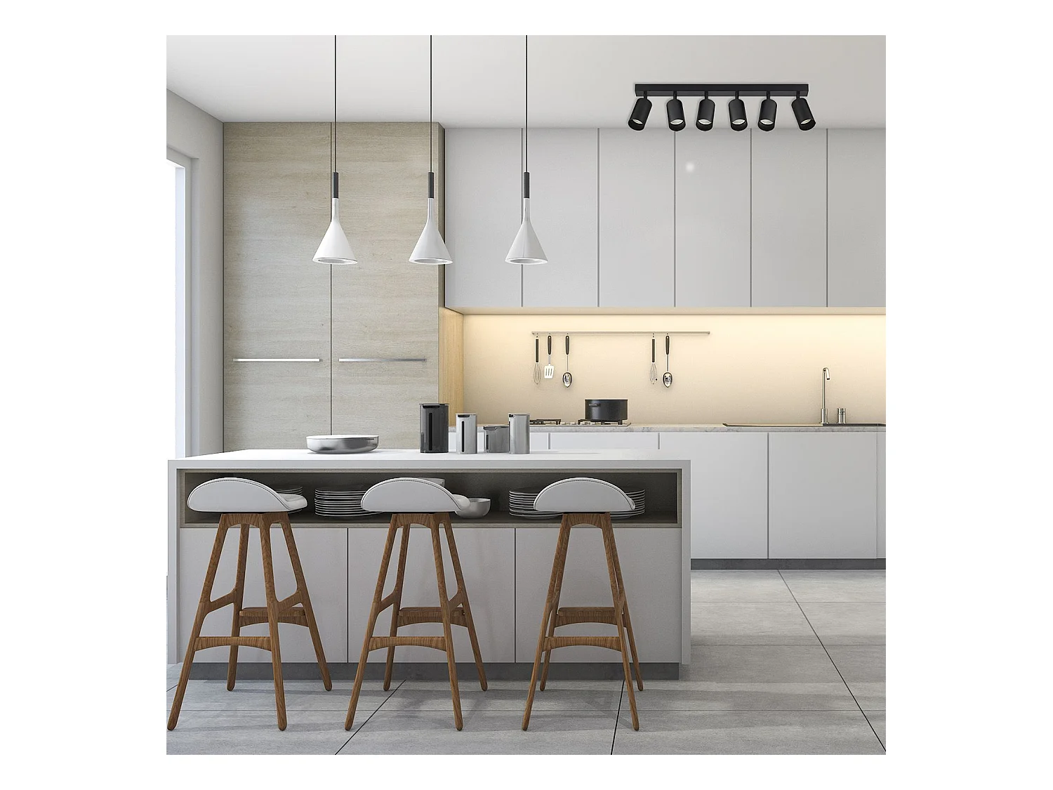 Lampe Toolight App1242-6C Black