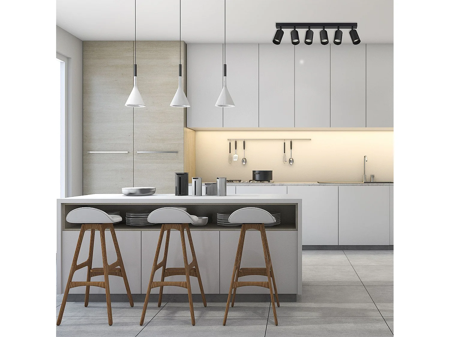 Lampe Toolight App1242-6C Black