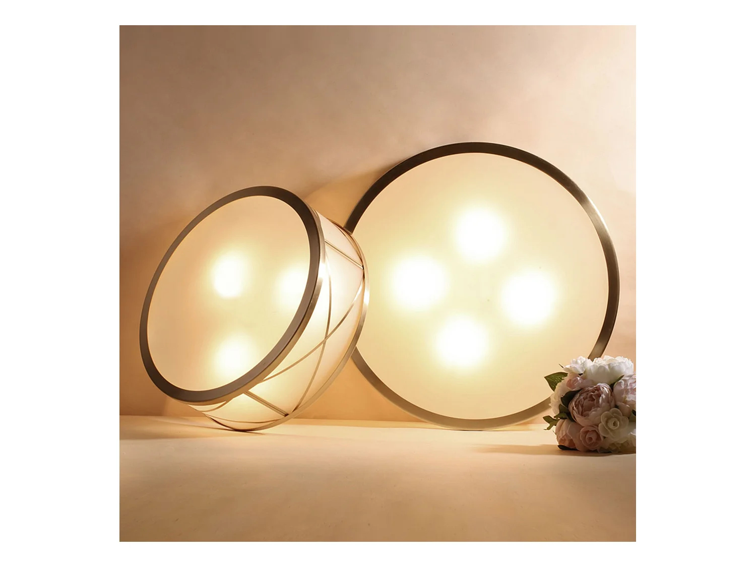 Deckenleuchte Toolight App1241-C Round 45Cm Gold