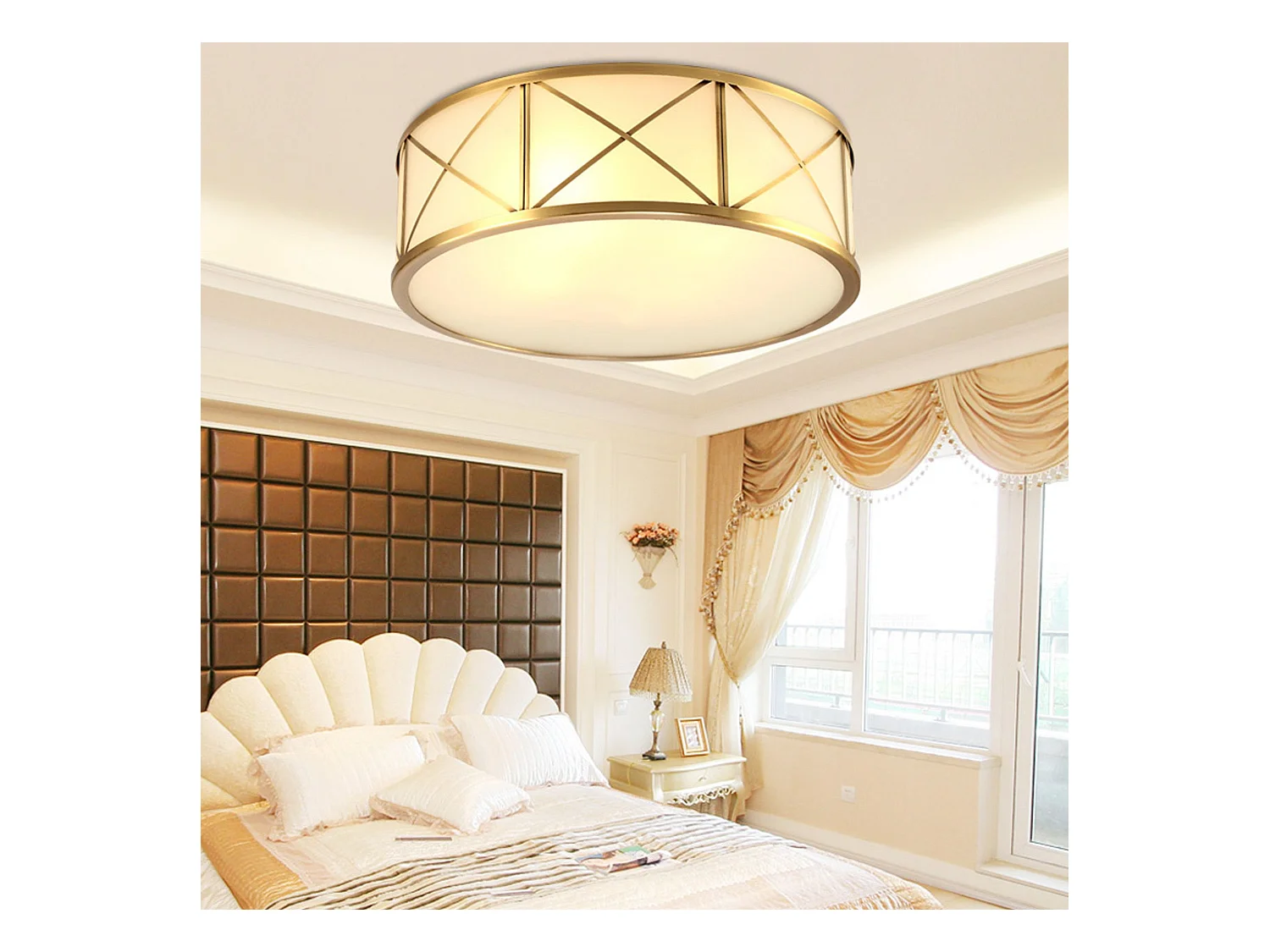 Deckenleuchte Toolight App1241-C Round 45Cm Gold