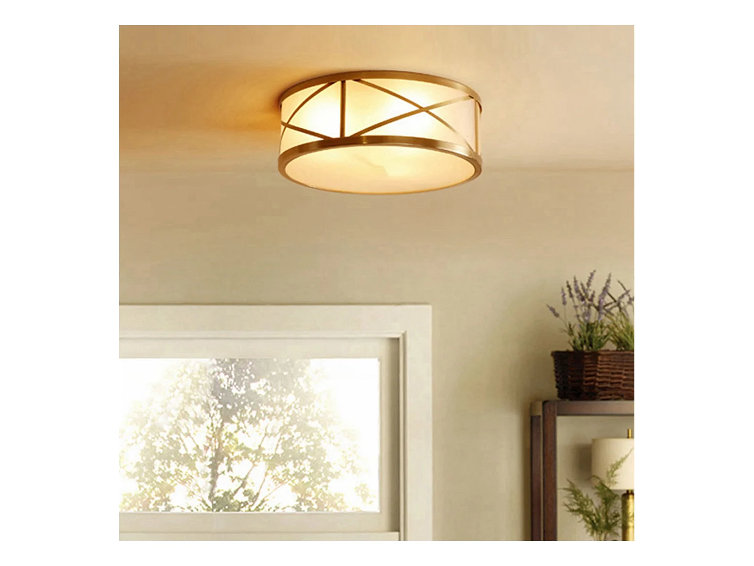 Deckenleuchte Toolight App1241-C Round 45Cm Gold