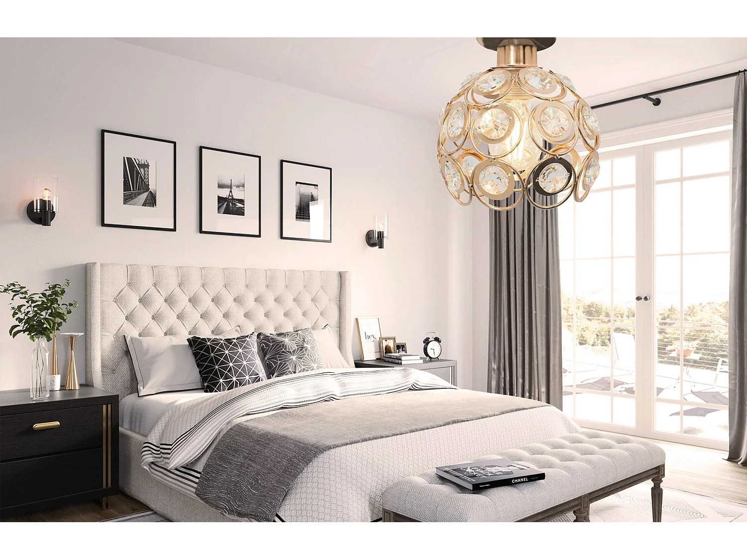 Lampe Toolight App205-1C Gold