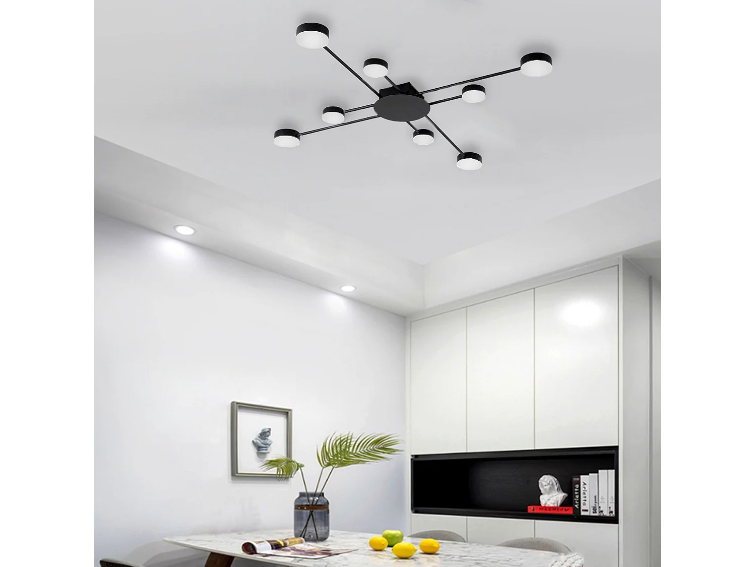 Lampe Toolight Led App523-8C Black