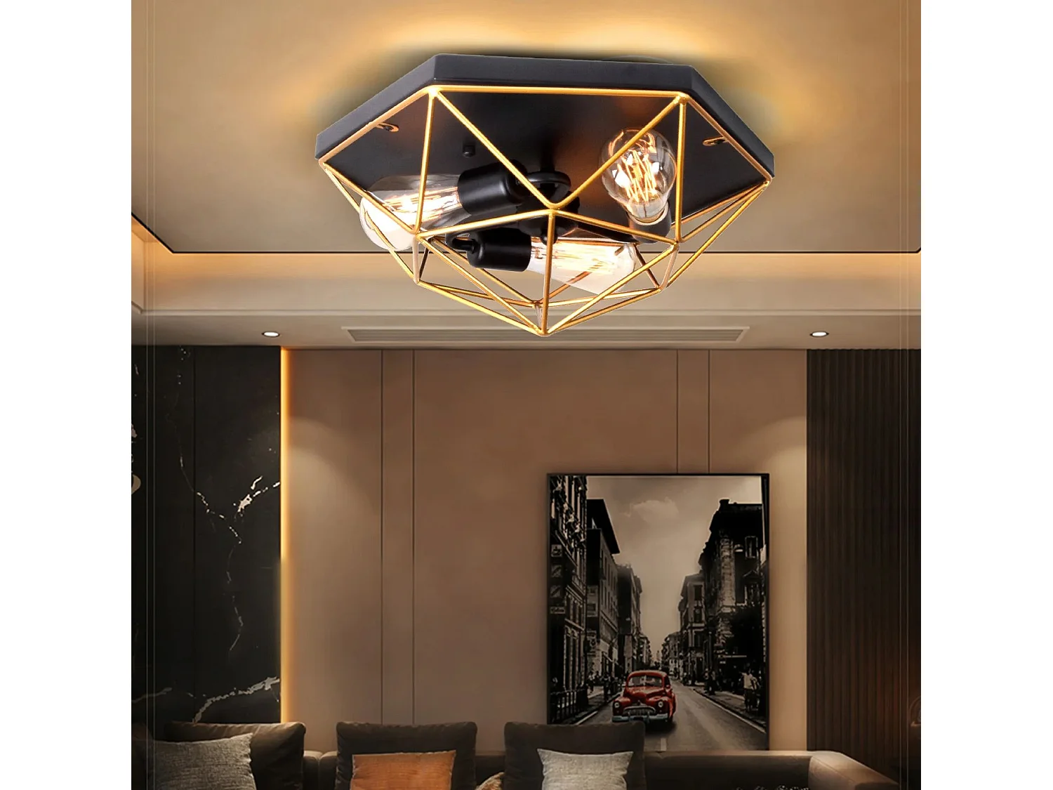 Lampe Toolight App1094-3C Black