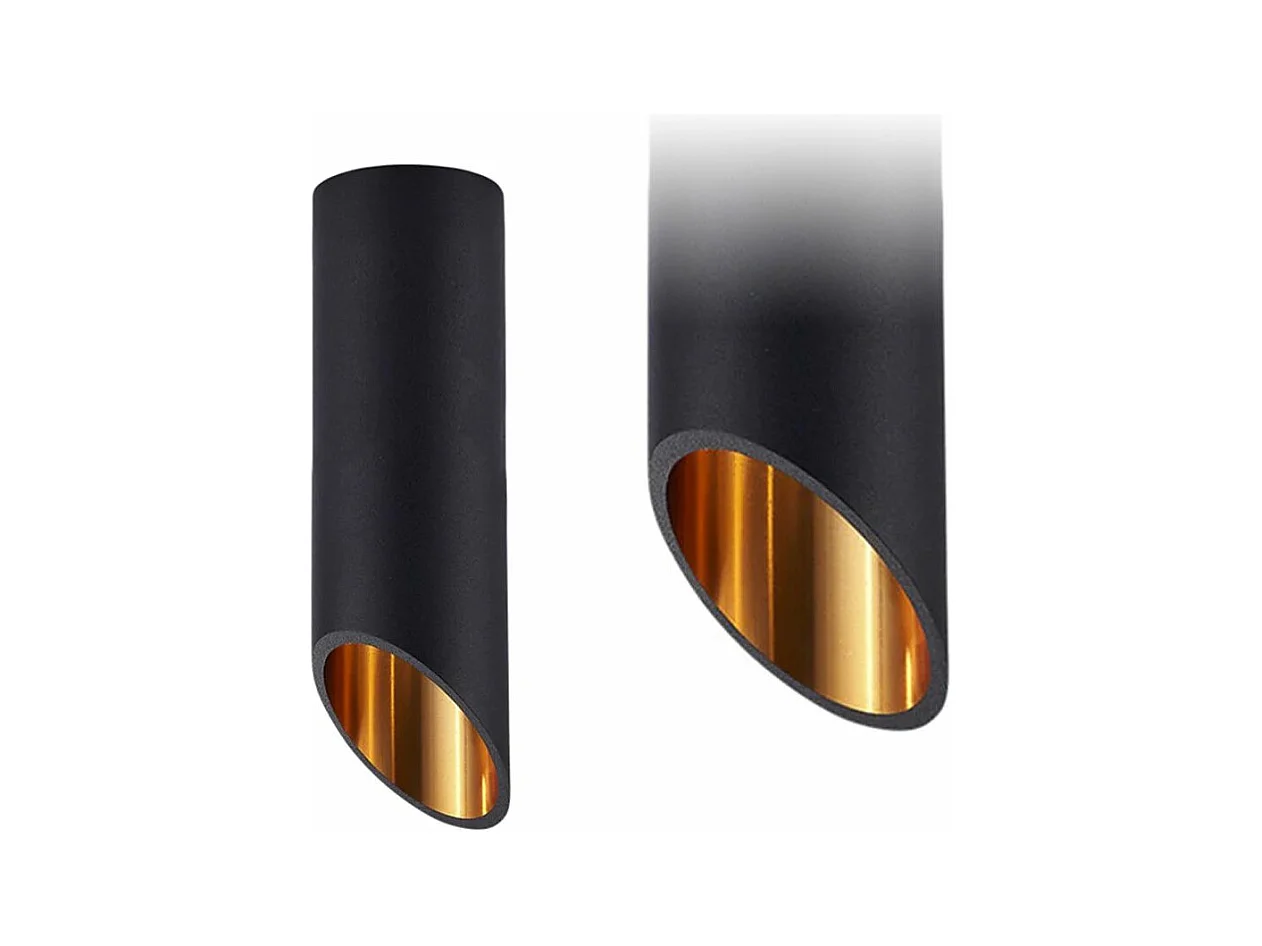 Lampe Toolight App571-1C 20Cm Black Gold