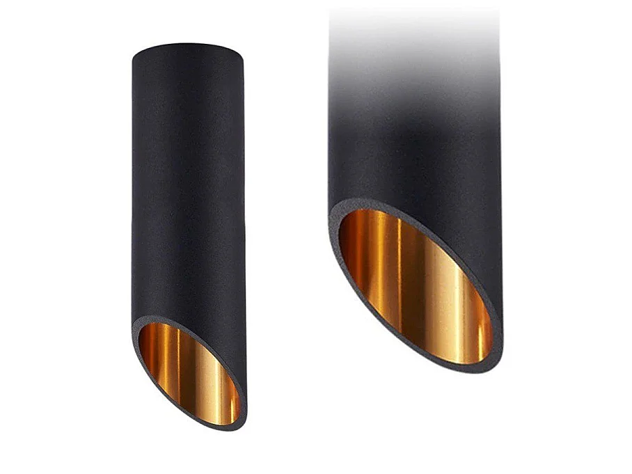 Toolight ceiling lamp APP571-1C 20CM Black Gold