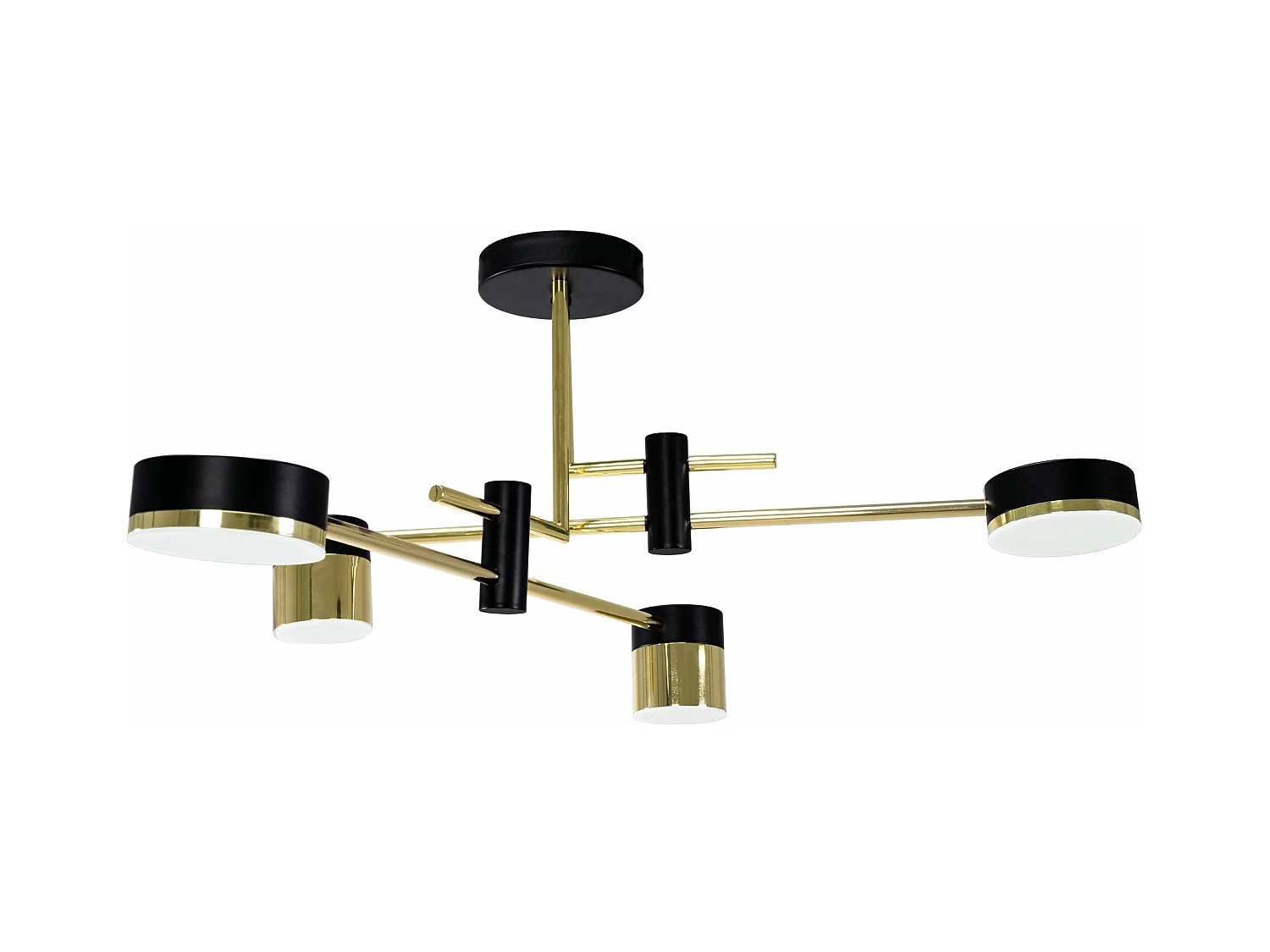 Lâmpada De Teto Toolight App1001-4C Black