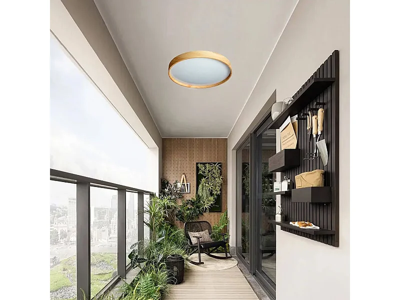 Lâmpada De Teto Toolight G116-C 40Cm 40Cm Beige