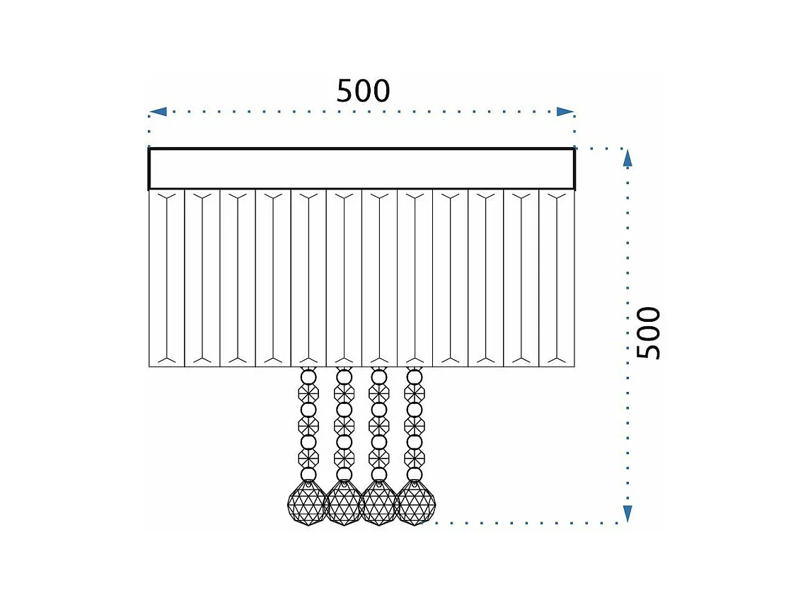 Lampe Toolight App781-9C Transparent