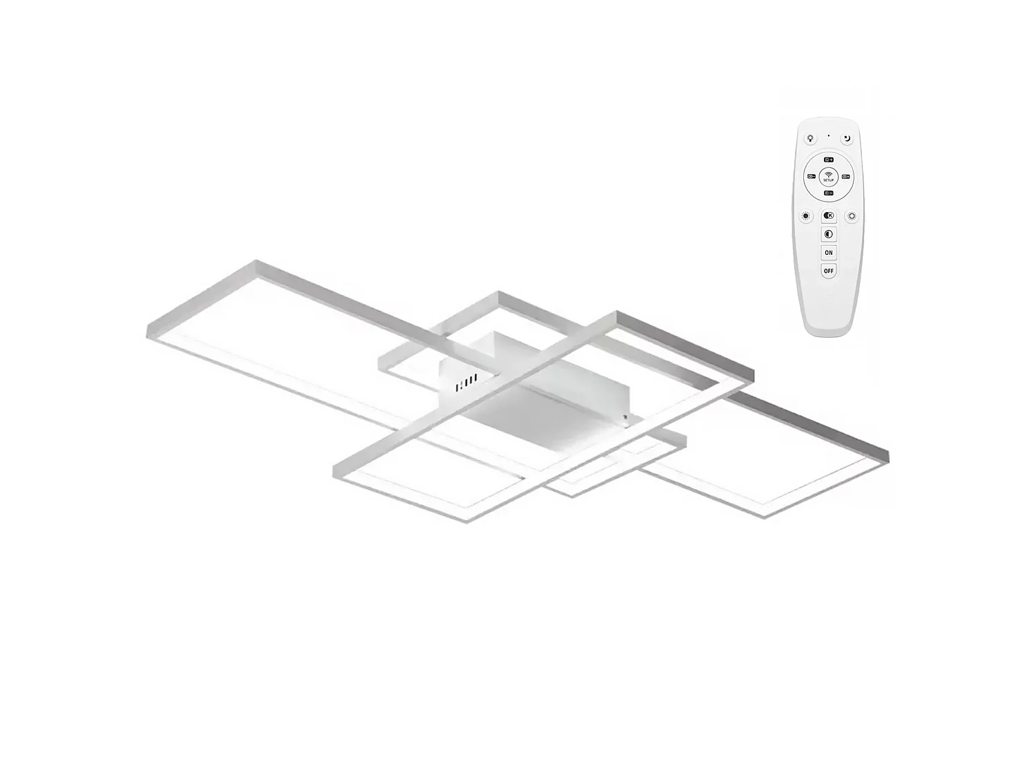Toolight APP660 loftlampe hvid 90X90X6,5CM