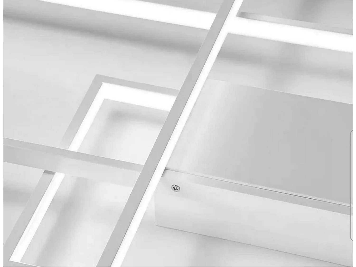 Toolight APP660 loftlampe hvid 90X90X6,5CM