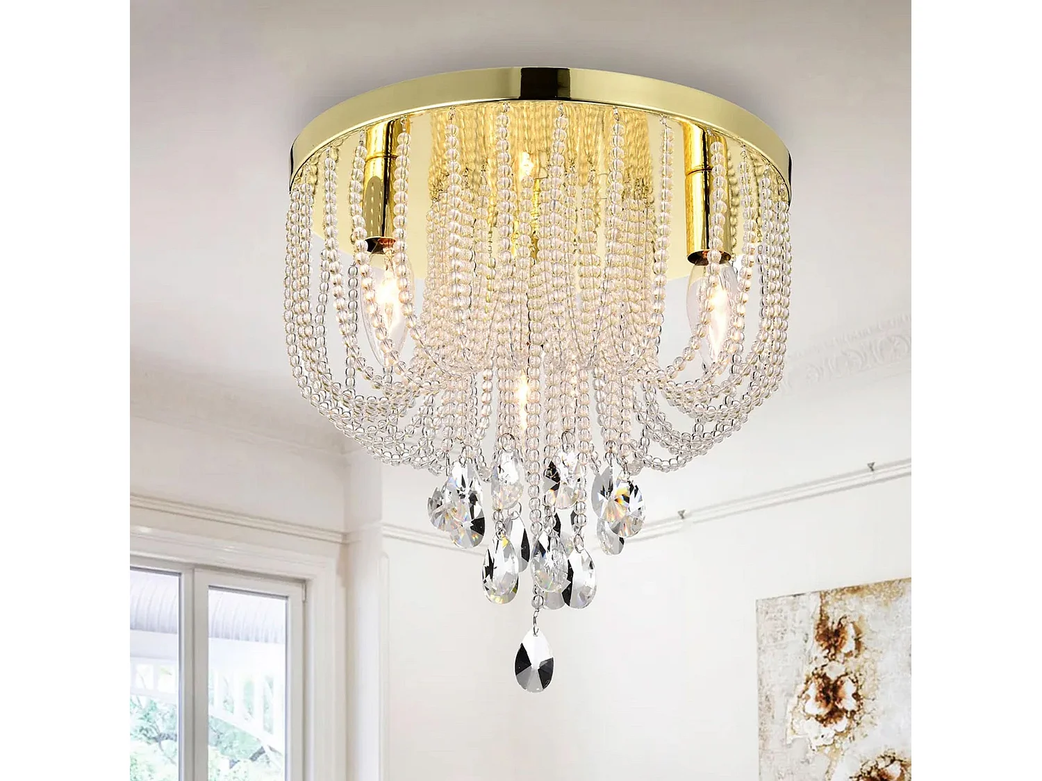 Plafonnière Toolight App1625-3C Chrome Gold