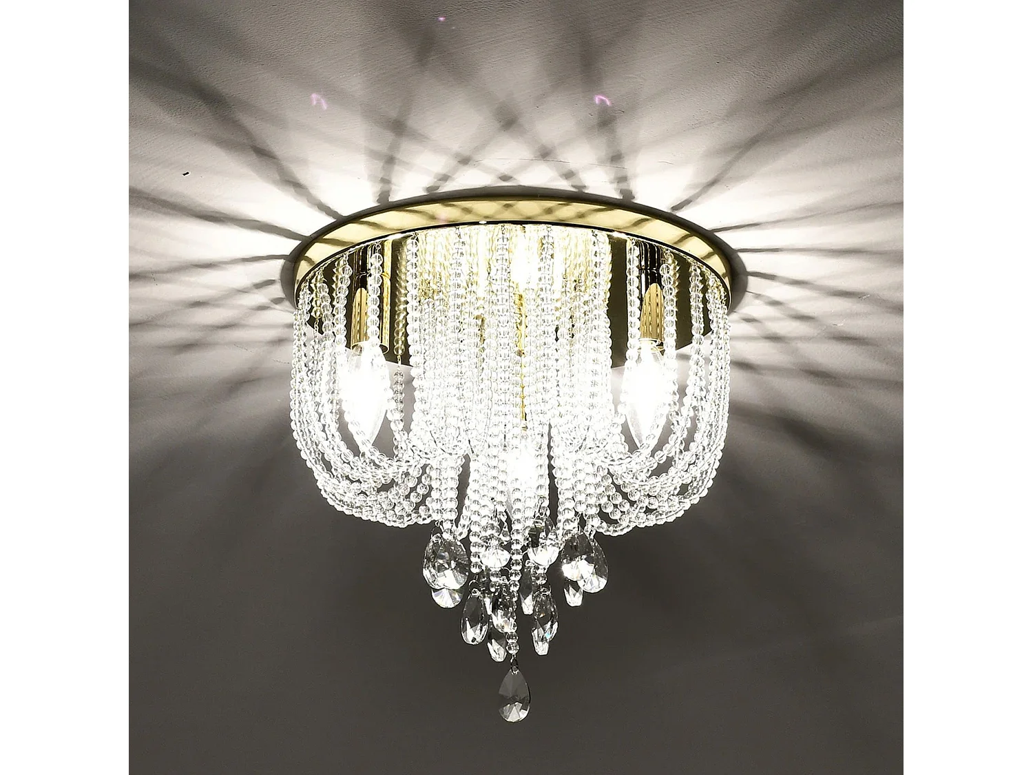 Plafonnière Toolight App1625-3C Chrome Gold