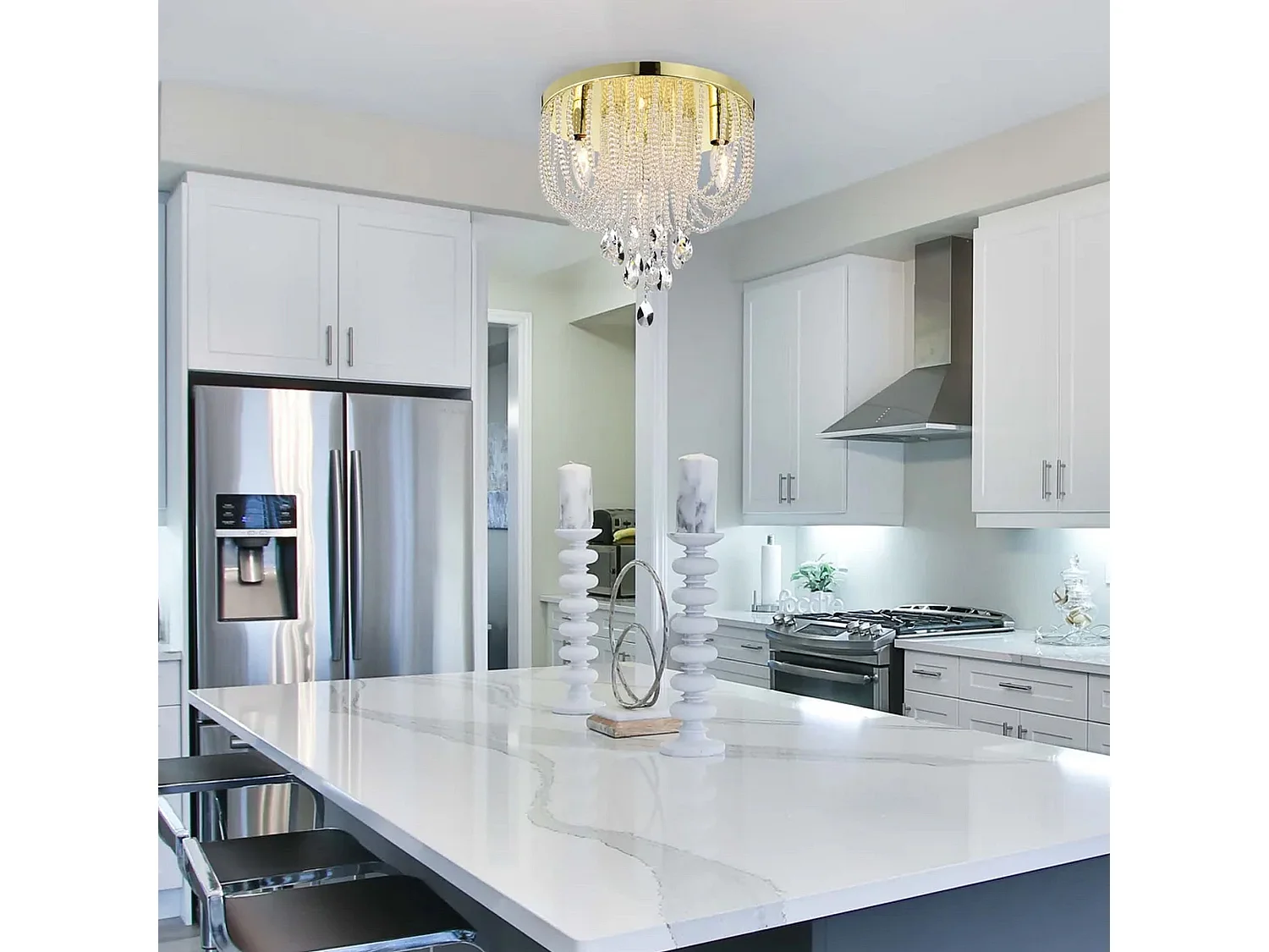 Plafonnière Toolight App1625-3C Chrome Gold