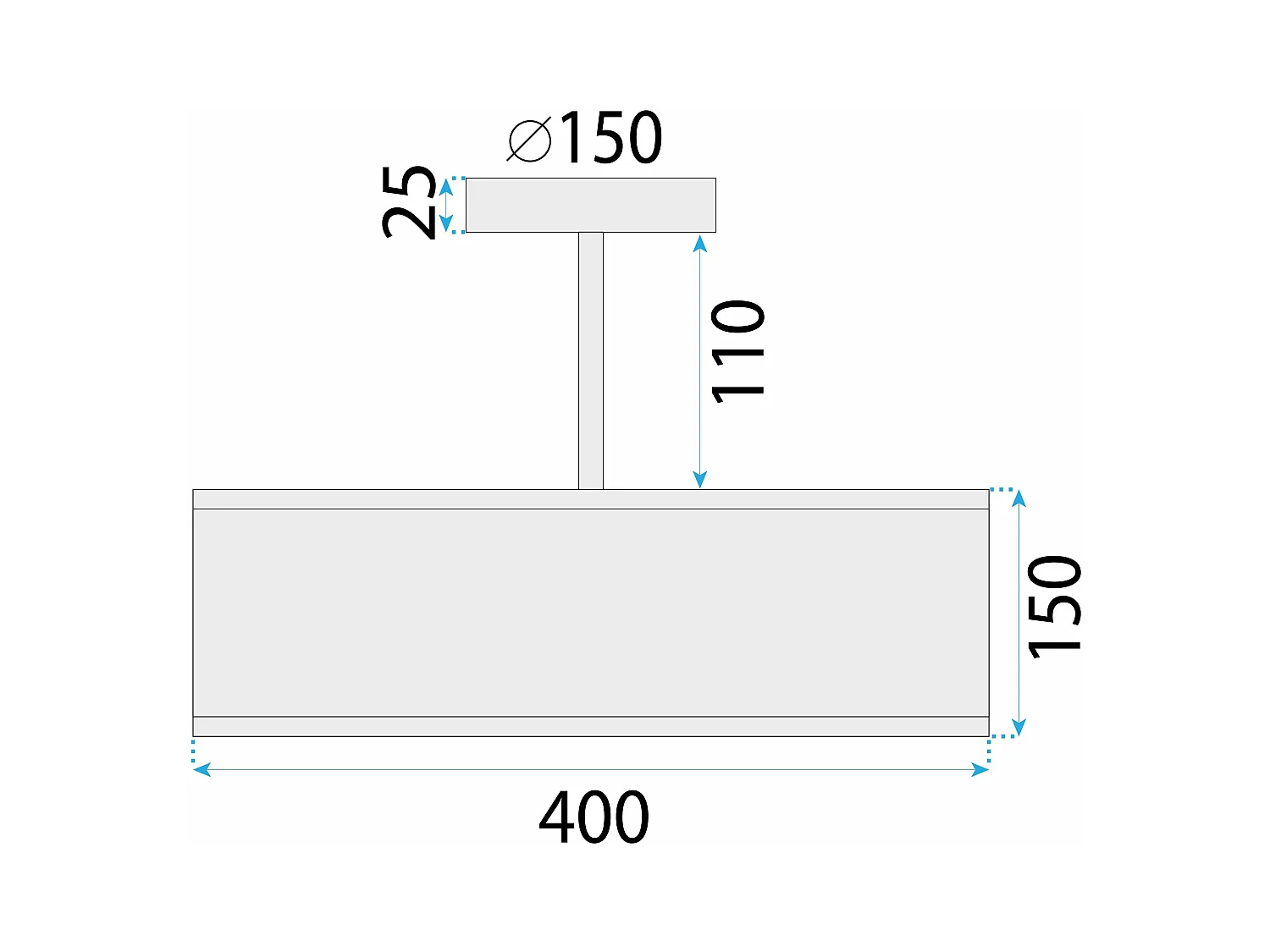 Lampe Toolight App1581-3C Black